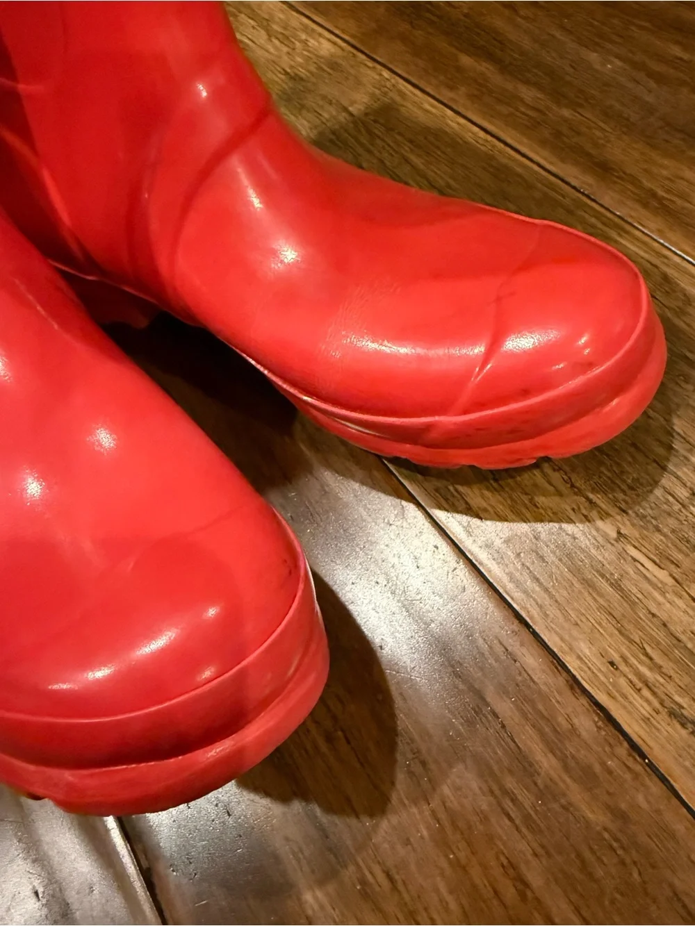 Hunter Tall Women's Rain Boots in Pinkish Red
